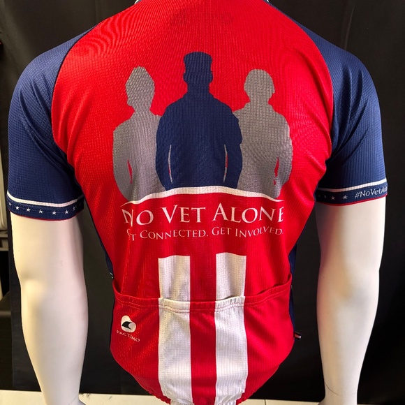 Mens Small Pactimo No Vet Alone cycling jersey - Picture 4 of 6